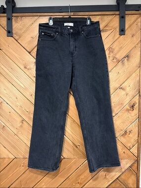 Abercrombie & Fitch The Baggy Low Rise Curve Love Black Wash Y2K 28 | 6
